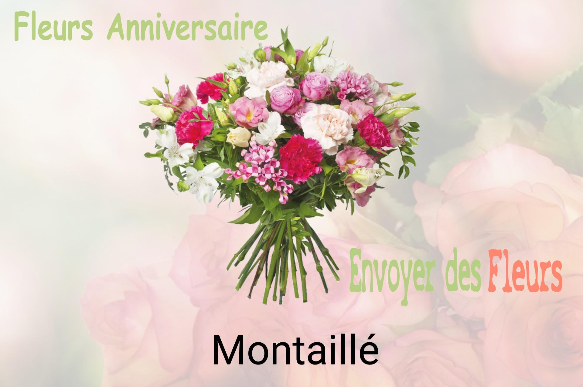 Bouquet de fleurs d’anniversaire livré à Montaillé